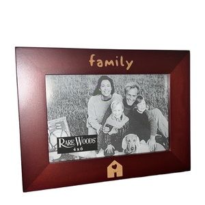 Rare Woods 4x6 Cherry Wood Picture Frame New in Box